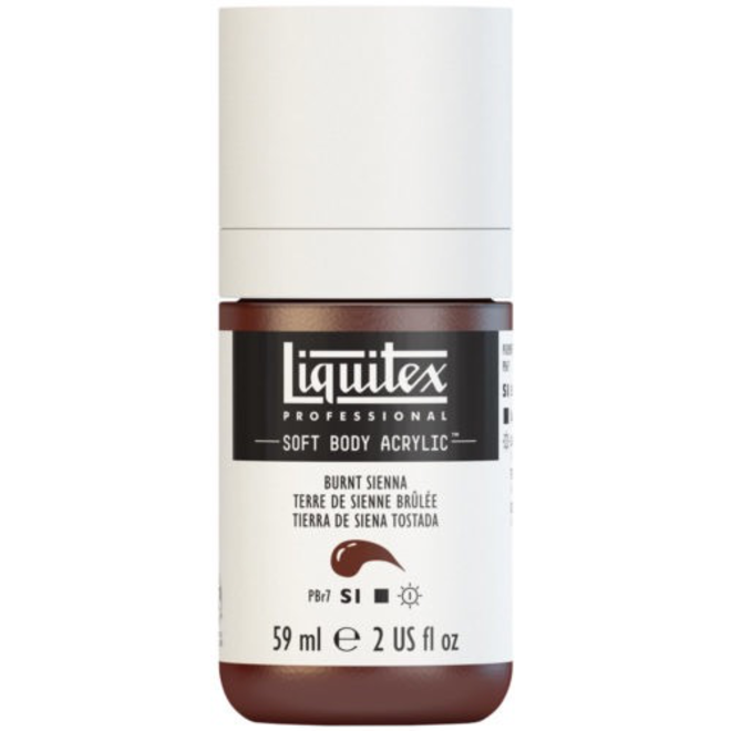 Liquitex Soft Body Acrylic  59ML Burnt Sienna