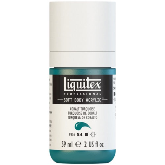 Liquitex Soft Body Acrylic  59ML Cobalt Turquoise