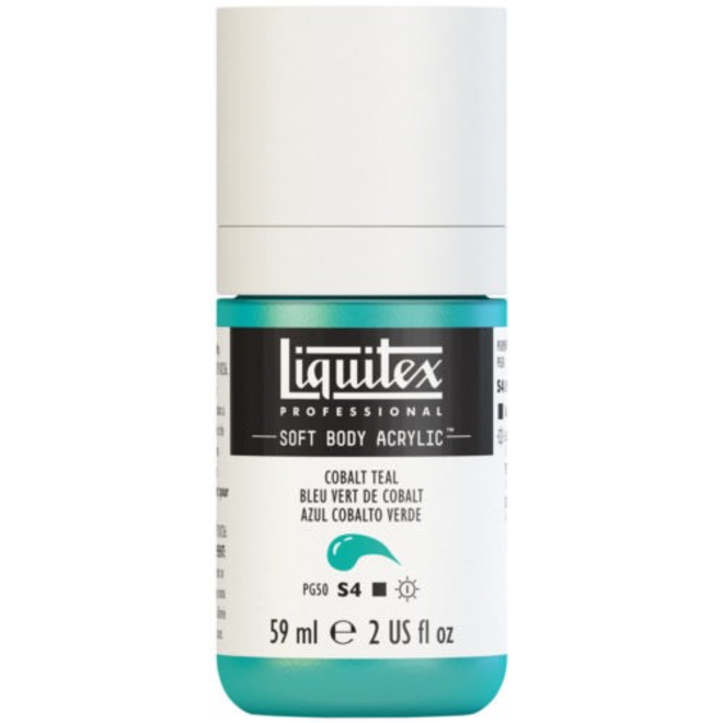 Liquitex Soft Body Acrylic  59ML Cobalt Teal
