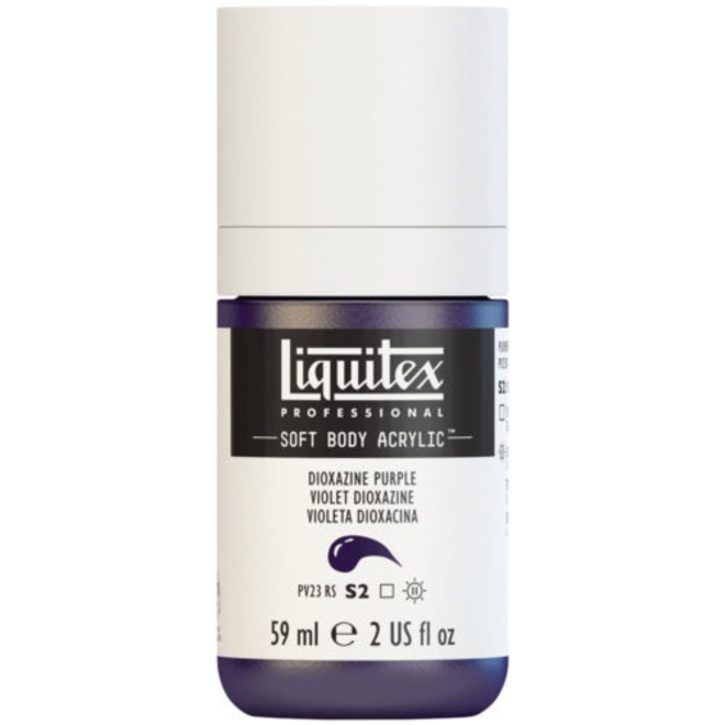 Liquitex Soft Body Acrylic  59ML Dioxazine Purple