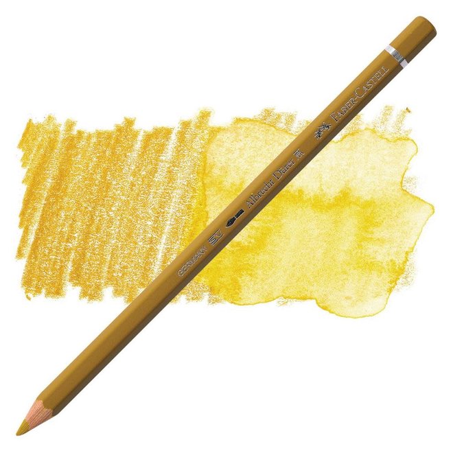 Faber Castell Durer Watercolour Pencil 268 Green Gold