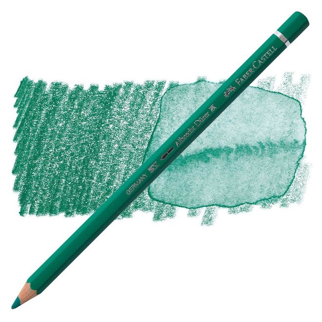 Faber Castell Durer Watercolour Pencil 264 Dark Phthalo Green