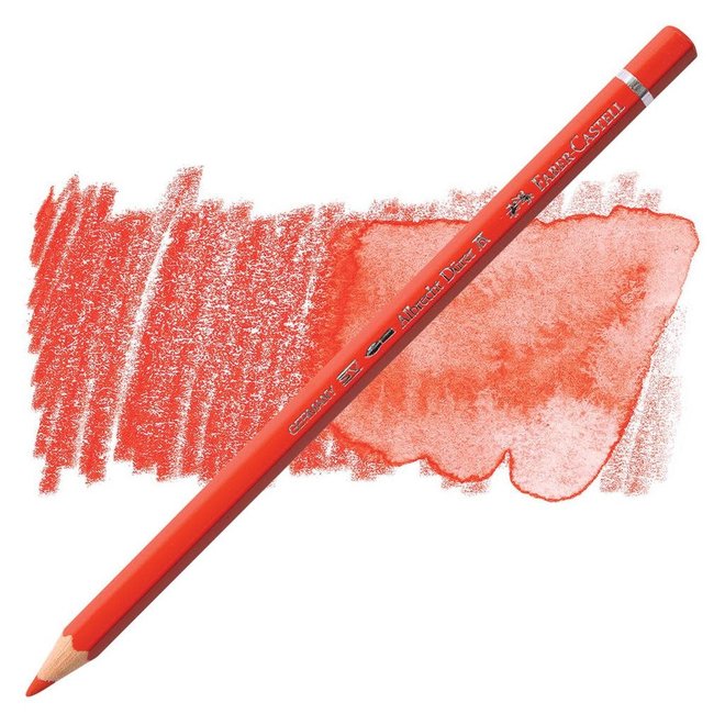 Faber Castell Durer Watercolour Pencil 117 Light Cadmium Red
