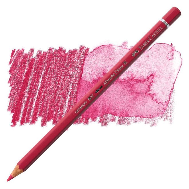 Faber Castell Durer Watercolour Pencil 127 Pink Carmine