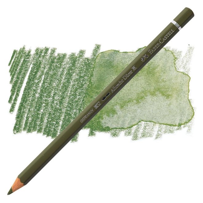 Faber Castell Durer Watercolour Pencil 173 Olive Green Yellowish