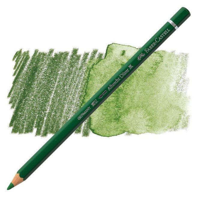 Faber Castell Durer Watercolour Pencil 167 Permanent Green Olive