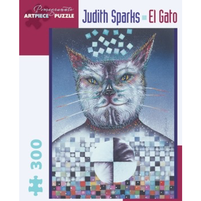 Pomegranate Artpiece Puzzle 300 Piece:  Sparks El Gato
