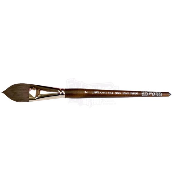 Hj Series 300 Brush Kazan Gold Filbert 1"