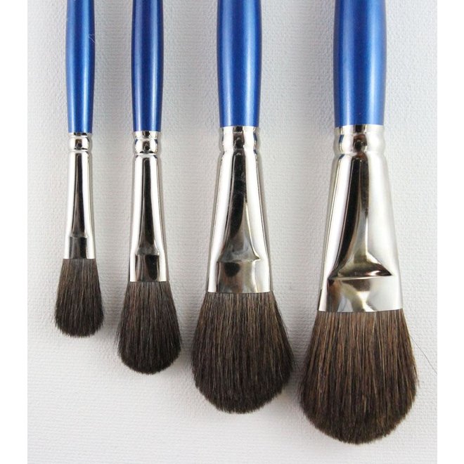 Hj Series 75 Synthetic Squirrel Watercolour Brush - Oval Mop 3/4"