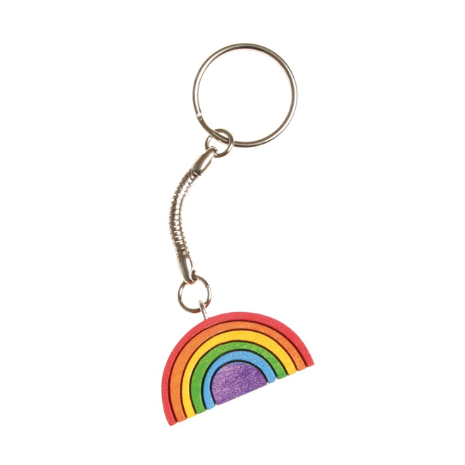 GRIMM'S SPIEL UND HOLZ IDEAS FOR PLAYING: KEYRING RAINBOW