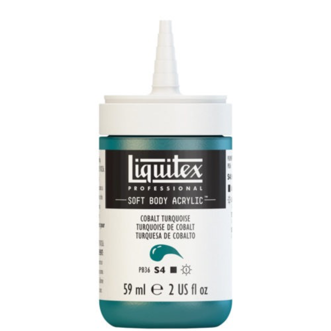 Liquitex Soft Body Acrylic  59Ml Cobalt Turquoise