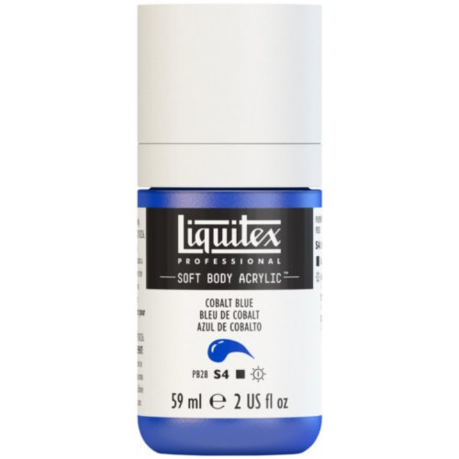 Liquitex Soft Body Acrylic  59ML Cobalt Blue