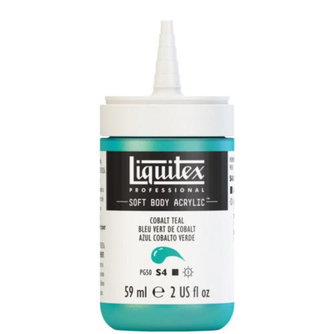 Liquitex Soft Body Acrylic  59ML Cobalt Teal