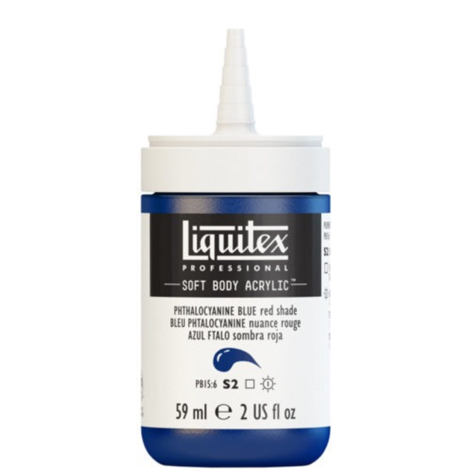 Liquitex Soft Body Acrylic  59Ml Phthalocyanine Blue Red Shade