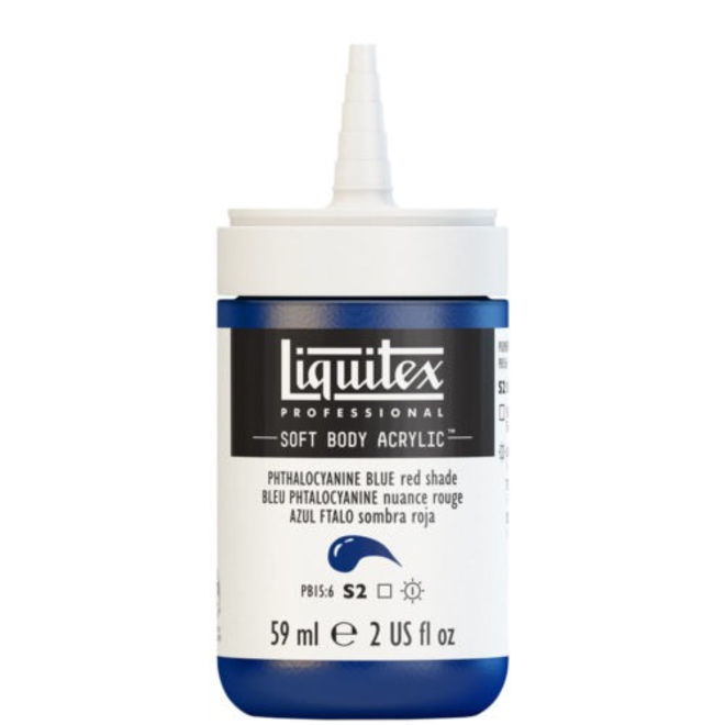 Liquitex Soft Body Acrylic  59ML Phthalocyanine Blue Red Shade