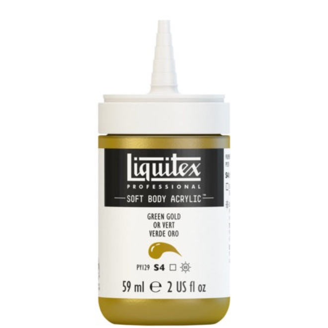 Liquitex Soft Body Acrylic  59Ml Green Gold