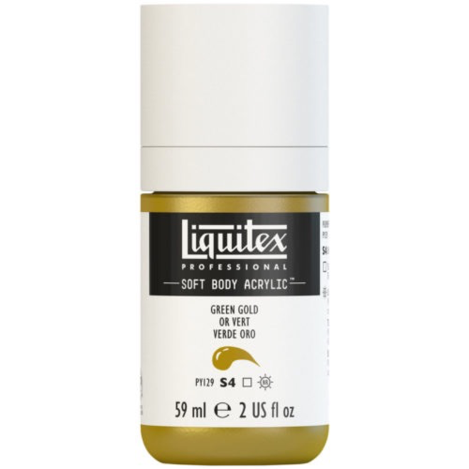 Liquitex Soft Body Acrylic  59Ml Green Gold