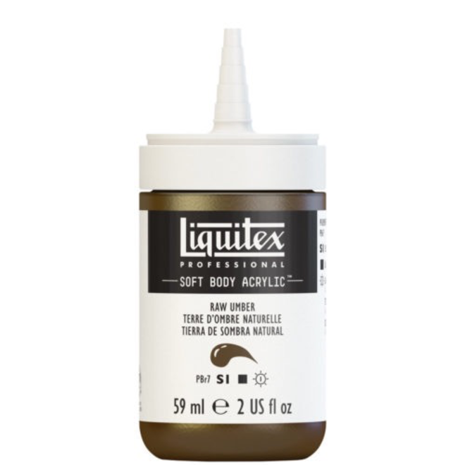 Liquitex Soft Body Acrylic  59Ml Raw Umber