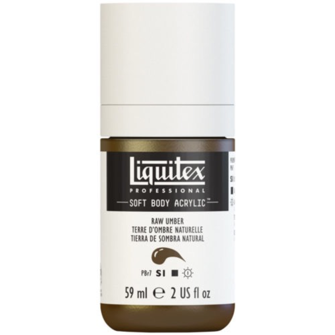 Liquitex Soft Body Acrylic  59Ml Raw Umber
