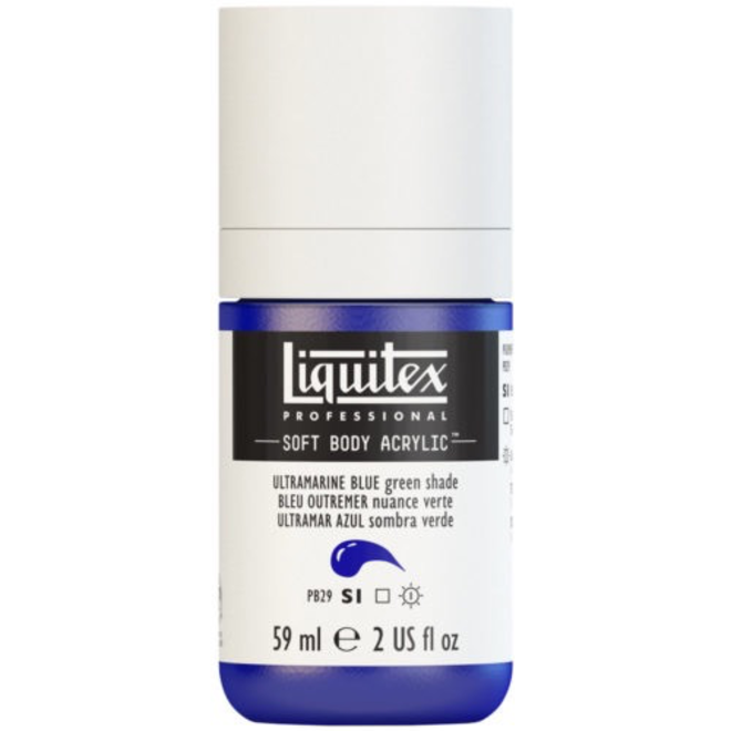 Liquitex Soft Body Acrylic  59Ml Ultramarine Blue (Green Shade)