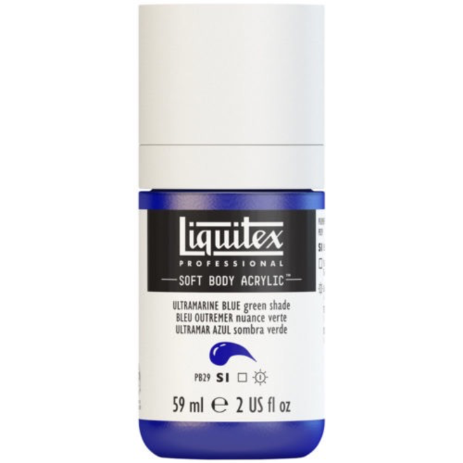 Liquitex Soft Body Acrylic  59ML Ultramarine Blue (Green Shade)