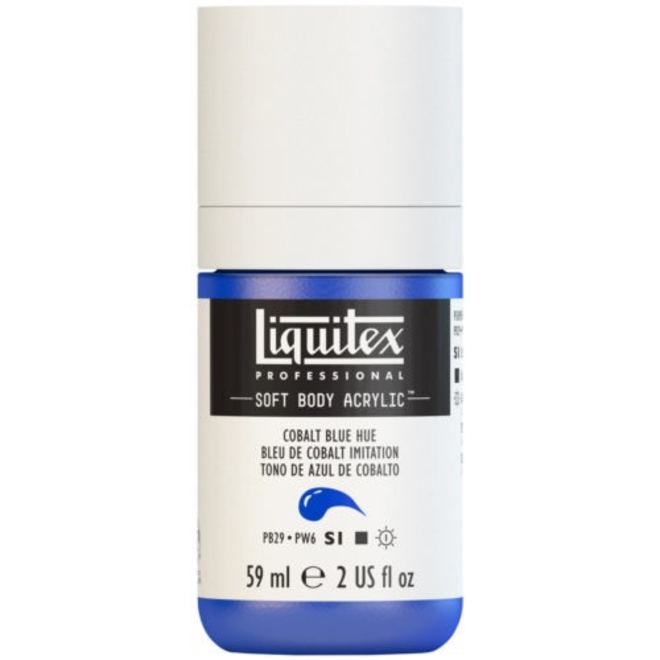 Liquitex Soft Body Acrylic  59ML Cobalt Blue Hue