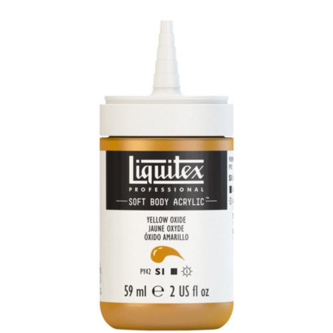 Liquitex Soft Body Acrylic  59ML Yellow Oxide