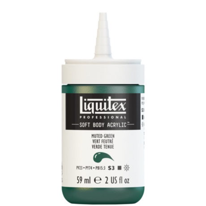 Liquitex Soft Body Acrylic  59ML Muted Green
