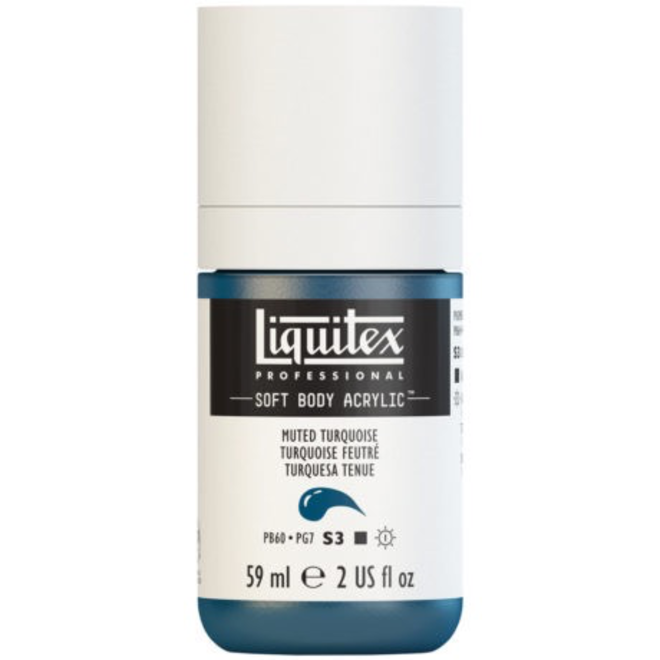 Liquitex Soft Body Acrylic 59ML Muted Turquoise