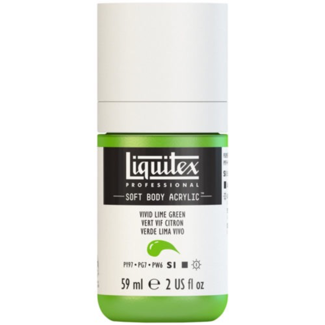 Liquitex Soft Body Acrylic  59ML Vivid Lime Green