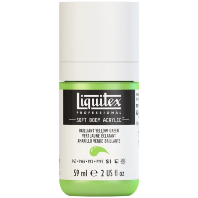 Liquitex Soft Body Acrylic  59Ml Brilliant Yellow Green