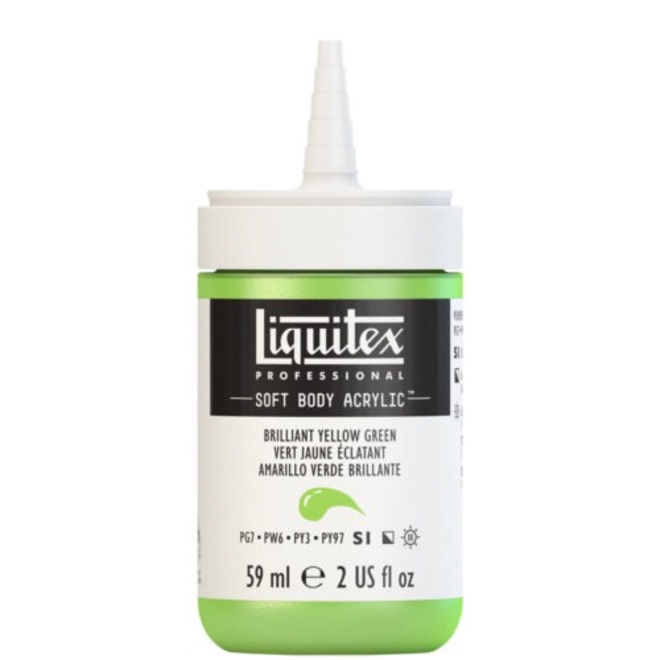 Liquitex Soft Body Acrylic  59Ml Brilliant Yellow Green