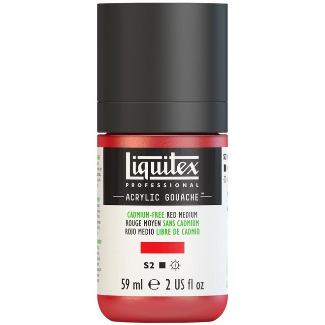 LIQUITEX ACRYLIC GOUACHE 59ML CADMIUM FREE RED MEDIUM