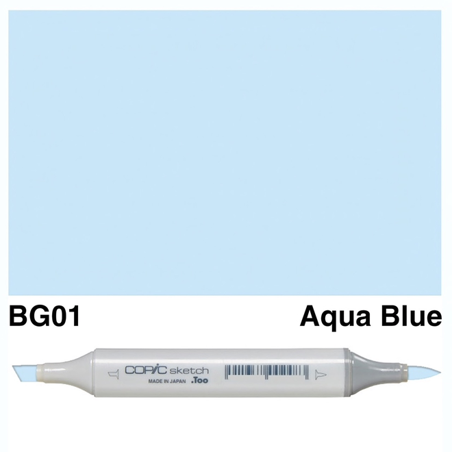 Copic Sketch Bg01 Aqua Blue