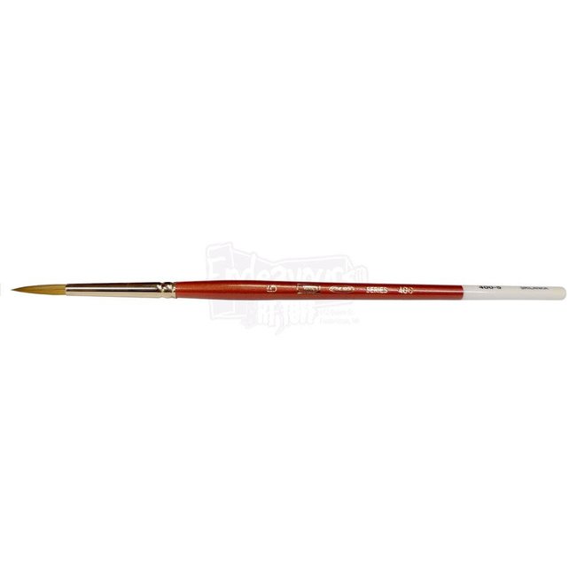 HJ Series 400 Size 5 Round  Synthetic Sable Blend Watermedia Brush