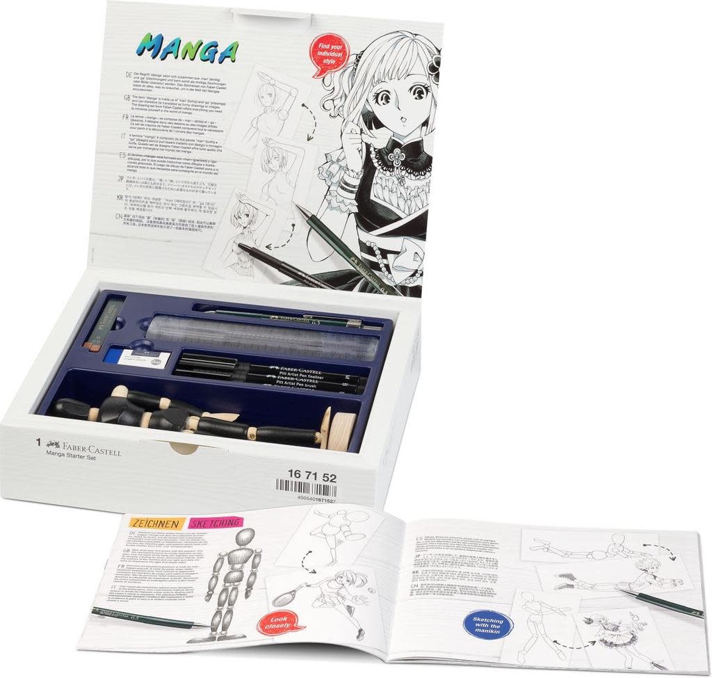 Faber-Castell Pitt Artist Pen Manga Starter Set - Endeavours ThinkPlay