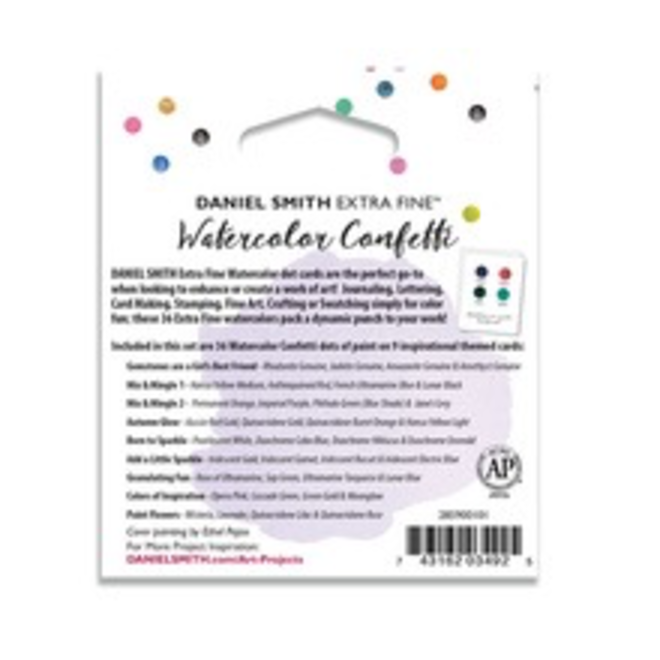 Daniel Smith Xf Watercolour Confetti Dotcard 36 Set