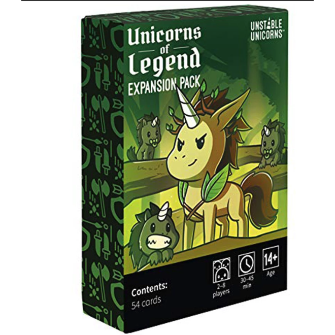 Unstable Unicorns Game - Unicorns Of Legend Expansion