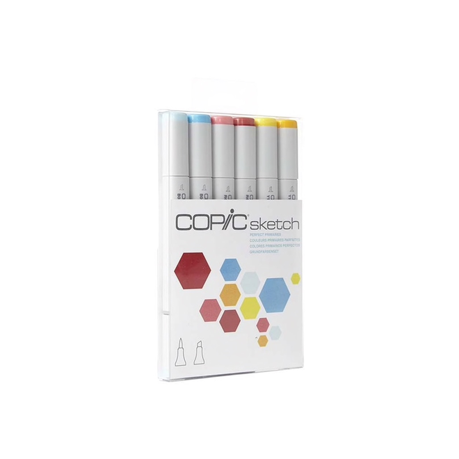 Copic Pack Copic Sketch Marker 6 Perfect Primaries Set