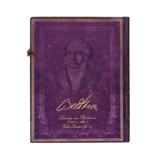 PaperBlanks Journal 7x9" Lined HC Ultra Beethoven's 250th Birthday