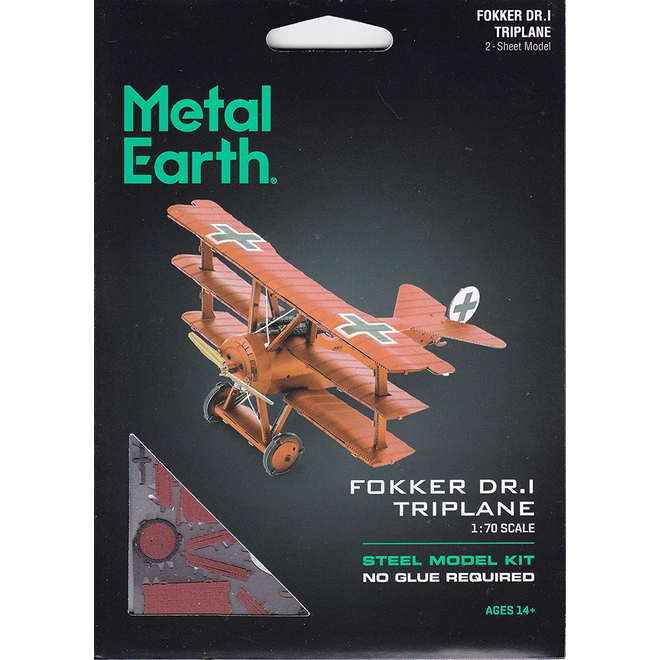 Metal Earth 3D Model : Iconx Fokker Dr. I Triplane