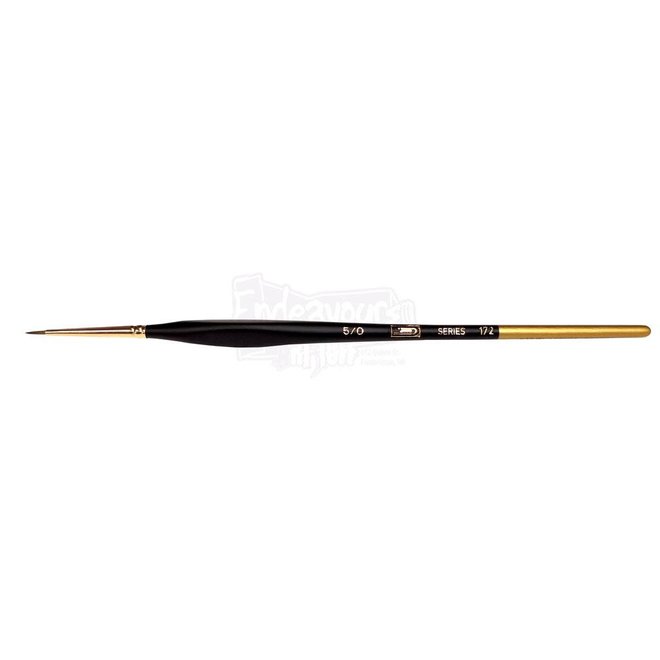 HJ Series 172 Size Round 5/0 Synthetic Kolinsky Watercolor Brush