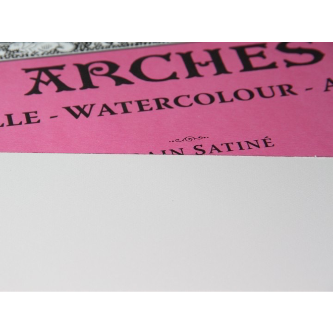 ARCHES® Watercolour Hot Press 22x30"140lb Natural White 10 sheet pack