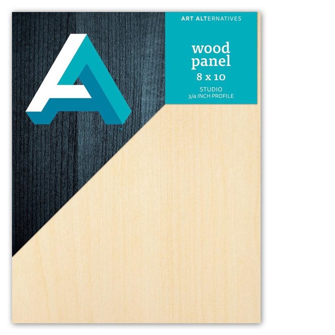 Art Alternatives Wood Panel 3/4 inch Cradled Studio Profile 8X10