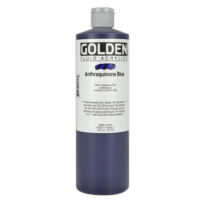 Golden Fluid 16Oz Anthraquinone Blue Series 7