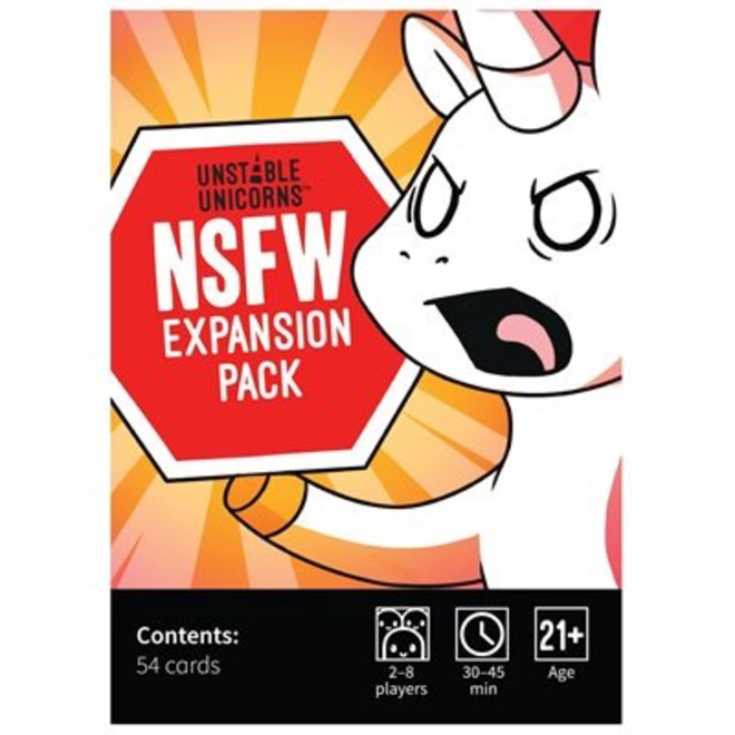 UNSTABLE UNICORNS GAME - EXPANSION: NSFW