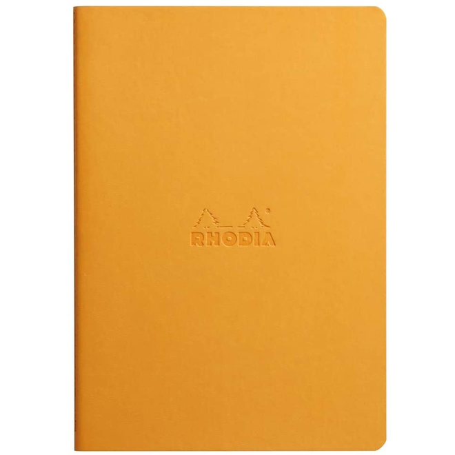 Rhodia Rhodiarama Sewn Spine Notebook Lined 5.5x8.5 Orange