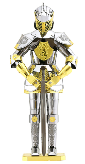 Metal Earth 3D Model Silver: European Armor - Endeavours ThinkPlay