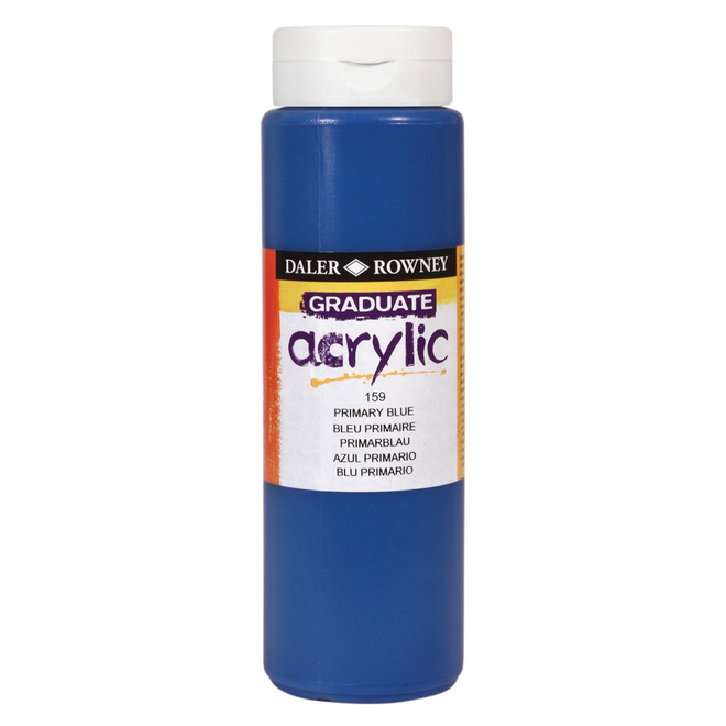 GRADUATE ACRYLIC 500ML ULTRAMARINE