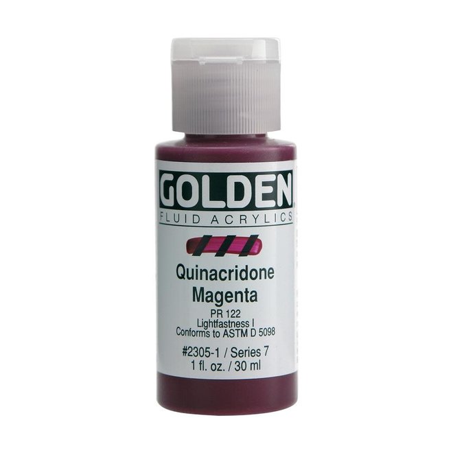 Golden 1oz Fluid Quinacridone Magenta Series 7